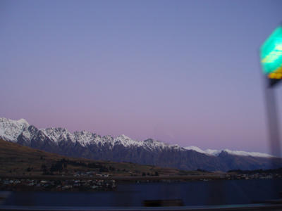 remarkables at sunset