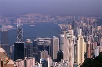 hong kong from the peak