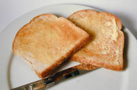 white toast