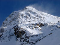 wind blown snow