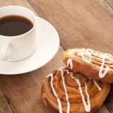Coffee with Danish pastries