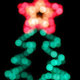 christmas tree blur