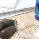 massage oils and rocks