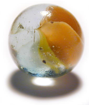 coloured marble