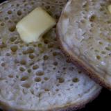 buttered crumpets