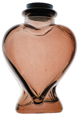 heart shaped bottle