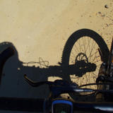 mountainbike shadow