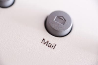 computer email button