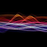 audio light waveforms