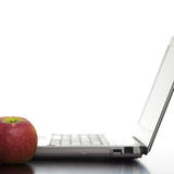 Laptop With Apple