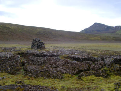 iceland country cairn