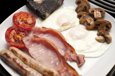 Full cooked English breakfast