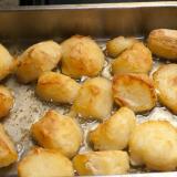 Delicious golden crispy roast potatoes