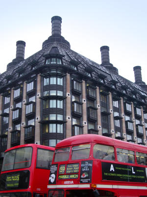 red buses - portcullis house