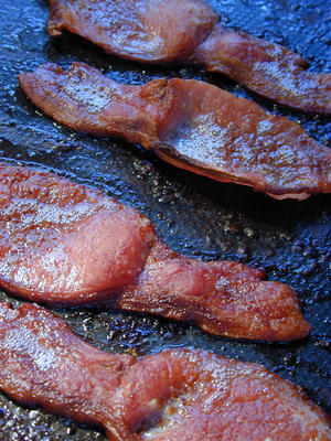 fatty bacon